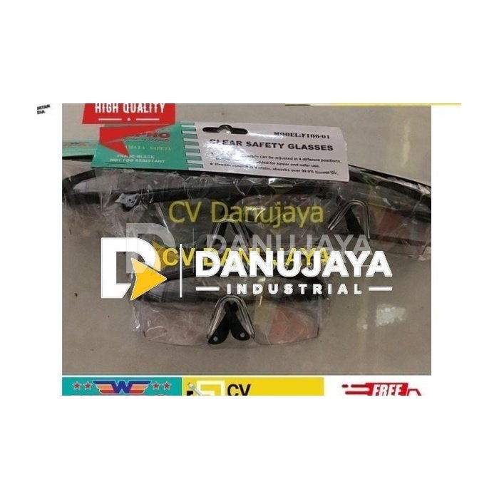 Kaca Mata Wipro Clear Safety Glass