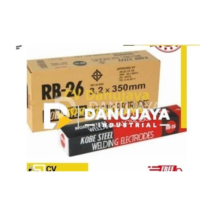KAWAT LAS LISTRIK KOBELCO FAMILIARC RB-26 2.6 MM 3.2 MM 4.0 MM 5KG