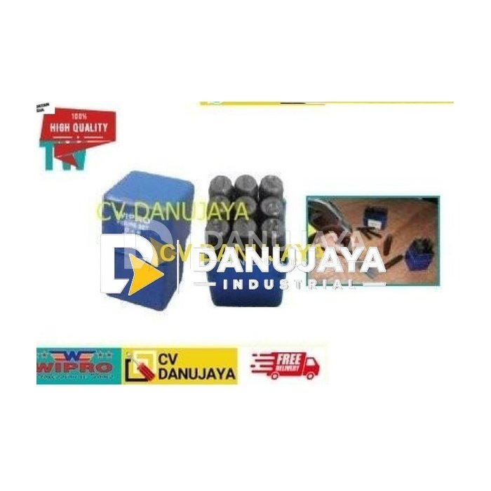Ketok Angka Set (0-8) Size 3.0 mm WIPRO