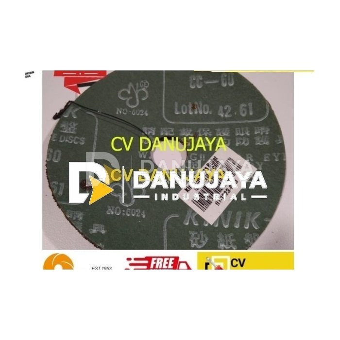 Kinik Amplas Bulat 4" 100x16 grid cc60 made in taiwan