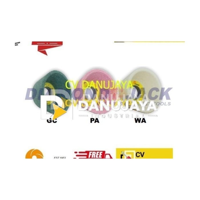 Kinik Batu Mangkok Serong Flaring Cup TW 127 x 50 x 31.75 (11A) PA 80