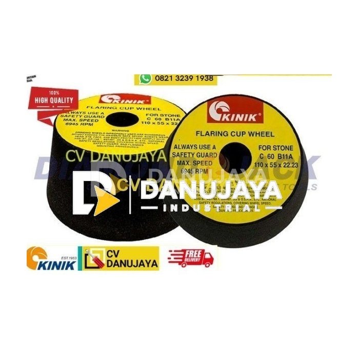 Kinik Flaring Cup Thai 110 x 55 x 22 Batu Mangkok Gerinda C 30