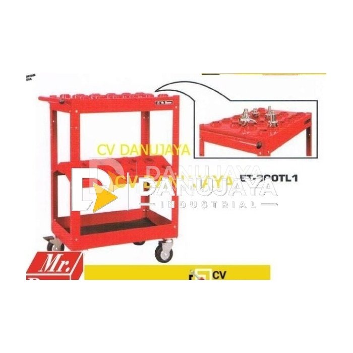 Kotak Servis Troli 3 Shelf Trolley 44 pcs Mr Baxes ET300-TL1