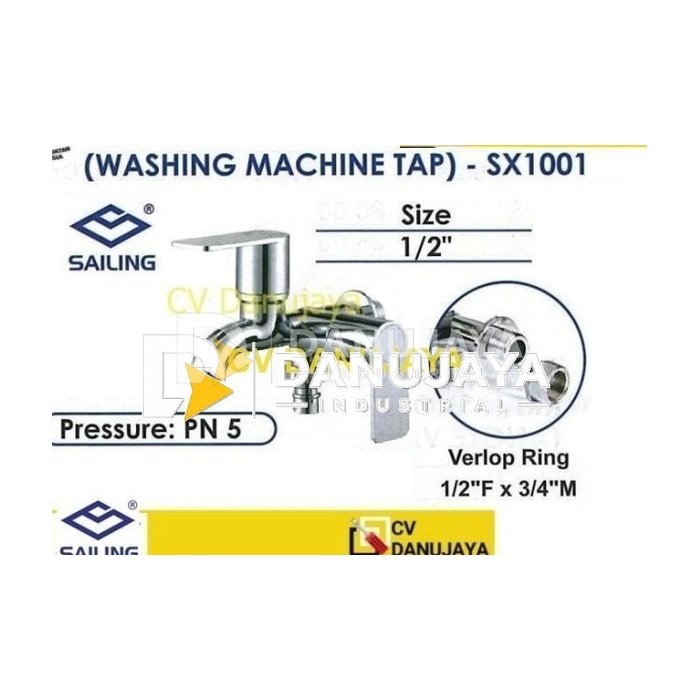 Kran Cabang 2 Way Size 1/2 Inch - Sailing SX1001