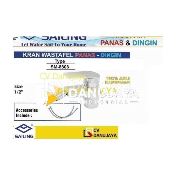 Kran Keran Air Westafel Washtafel Panas Dingin Sailing SM-8808