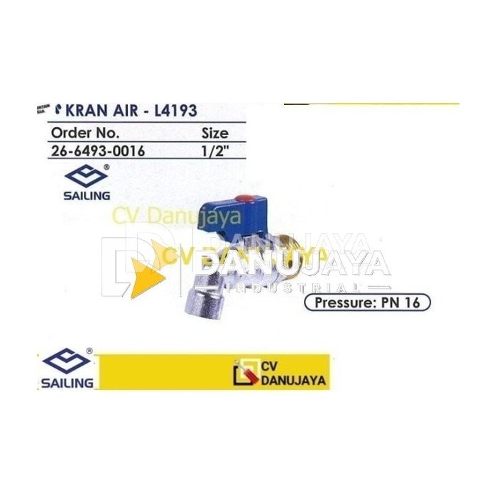 Kran Keran Kecil Tembok Air 1/2" inch Sailing L4193