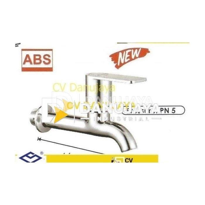 Kran Keran Tembok Stainless Panjang Long Tap Size 14cm Sailing SSZ1002