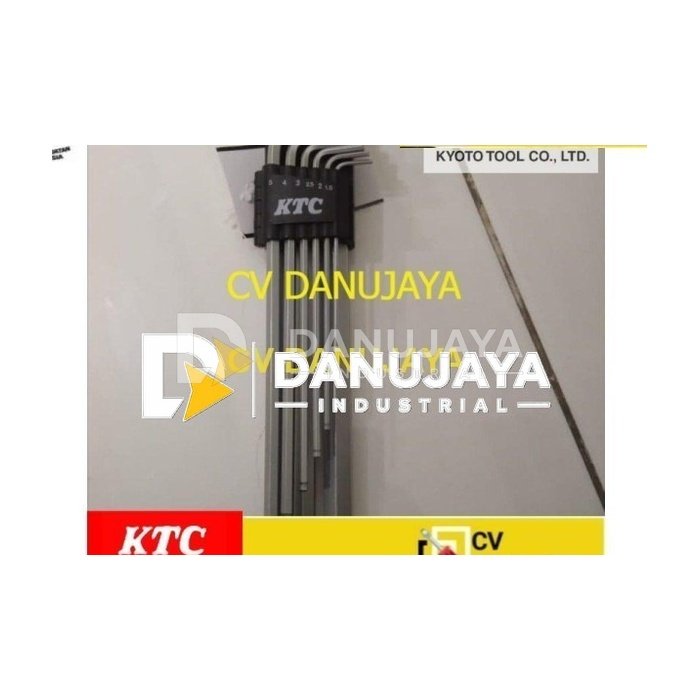 KTC Kunci L Hexagon Set Long Ball Point 1.5-10 9pcs TB49926