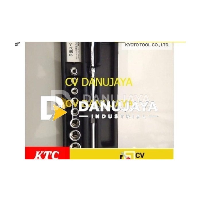 KTC Socket Sock Wrench Kunci Sock Set Sq 1.4 Metric TB210