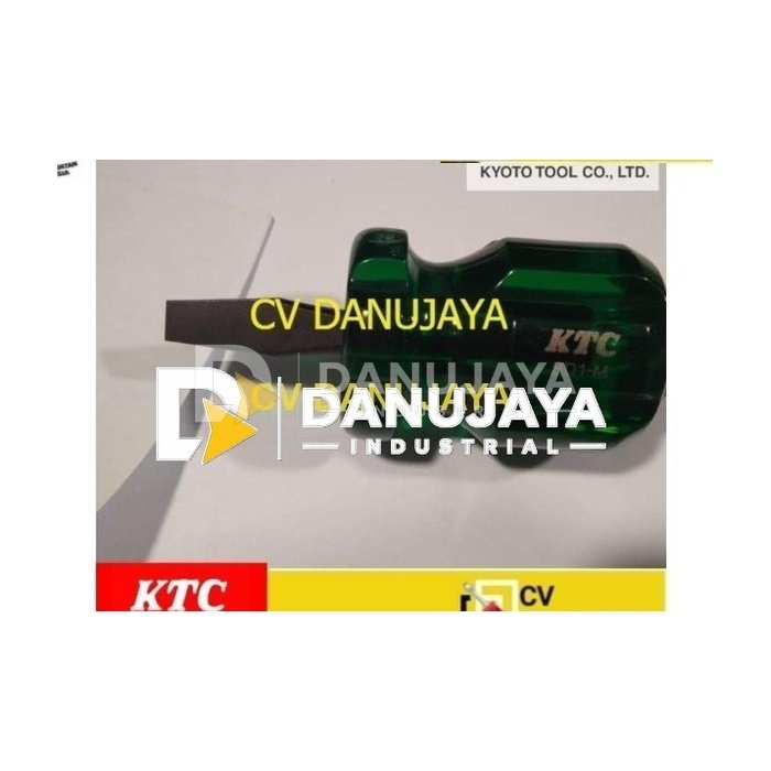 KTC Stuby Screwdriver Flat Tip SD1 M Tb56783 Obeng Cebol Kecil