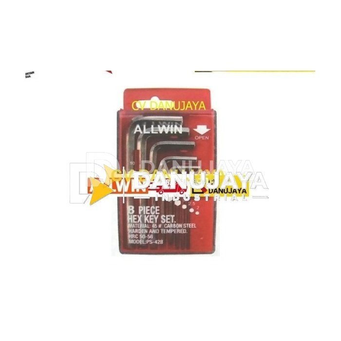 Kunci L set 8 Pcs - Allwin