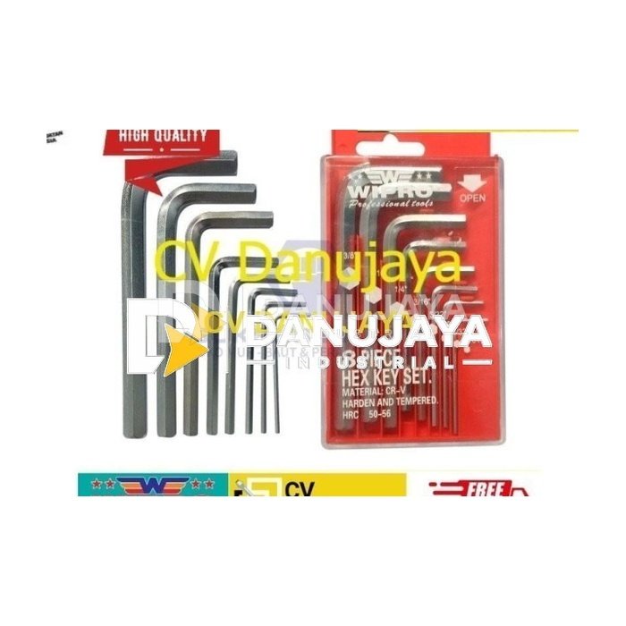 KUNCI L SET WIPRO INCHI PS318