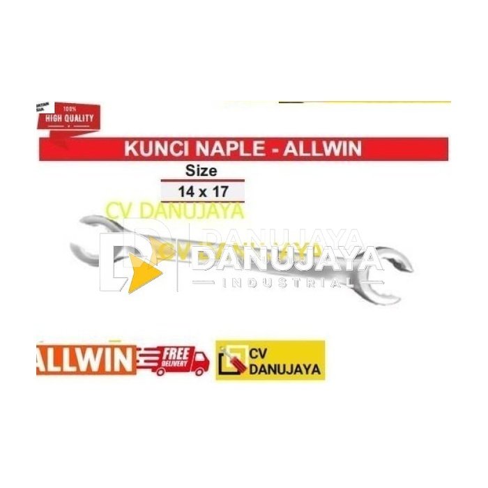 Kunci Naple Nipel Napple Nepel 14x17mm Allwin