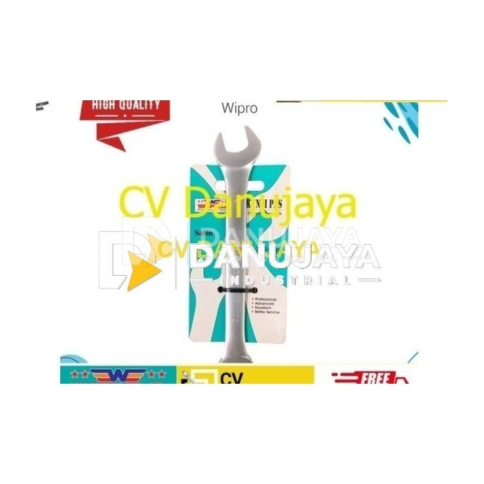 Kunci Pas universal Wrench double head Wipro Satin 12 x 14