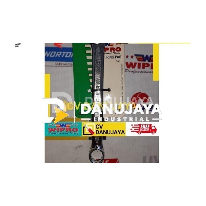 Kunci Ring Pas Inchi CRV Size 1/2 Inch - Wipro