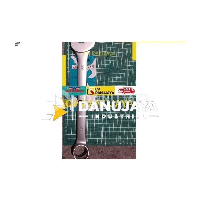 Kunci Ring Pas Satin CRV 30 mm - WIPRO