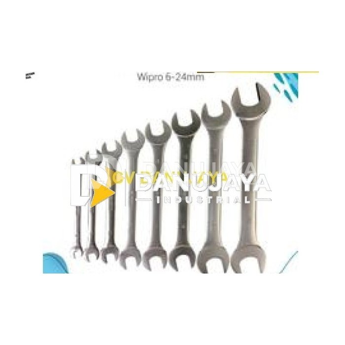 Kunci Ring Set 8pcs 6-24mm Wipro Satin