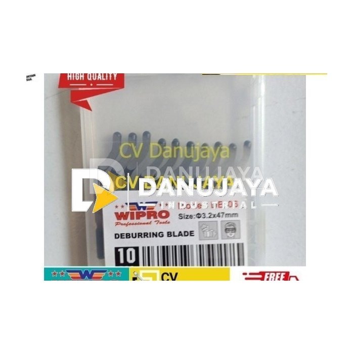 Mata Deburring Blade Pisau Debur Penghilang Sisa Logam DB06 Wipro