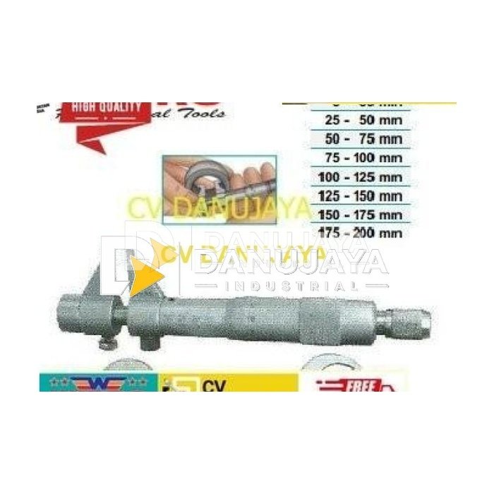 Micrometer Caliper Mikrometer Dalam Inside Size 100 - 125 mm WIPRO