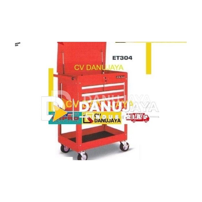 Mr Baxes 4 Drawer Service Cart - Mr Baxes ET304