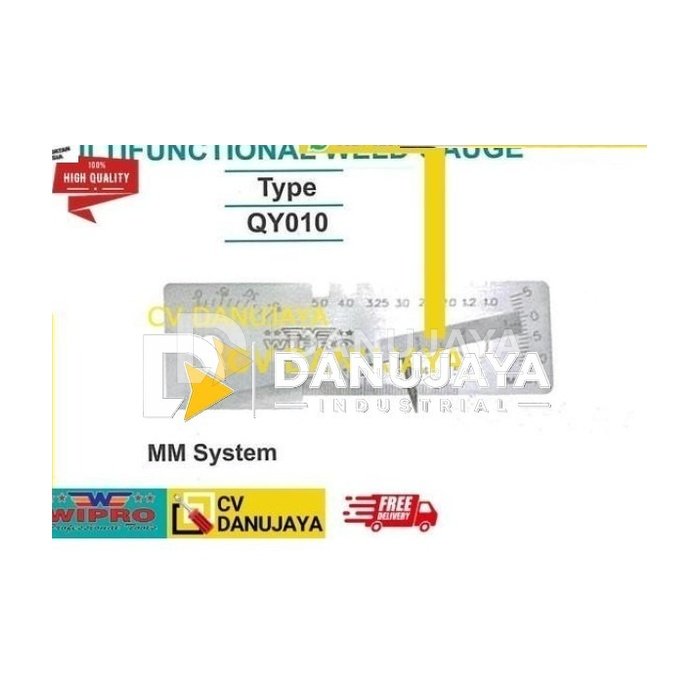 Multifungstional Weld Welding Gauge Alat Ukur Las type QY010 - Wipro