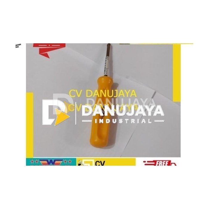 Obeng 2 Way Obeng Bolak Balik H0616 Wipro (Kuning)