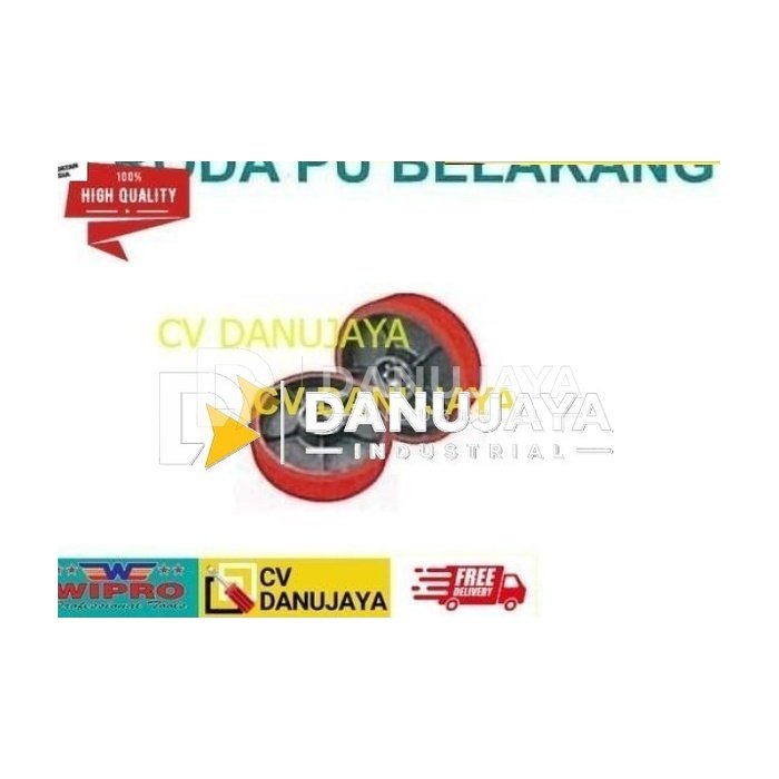 Roda Hand Pallet Palet PU Belakang Per PC - Wipro