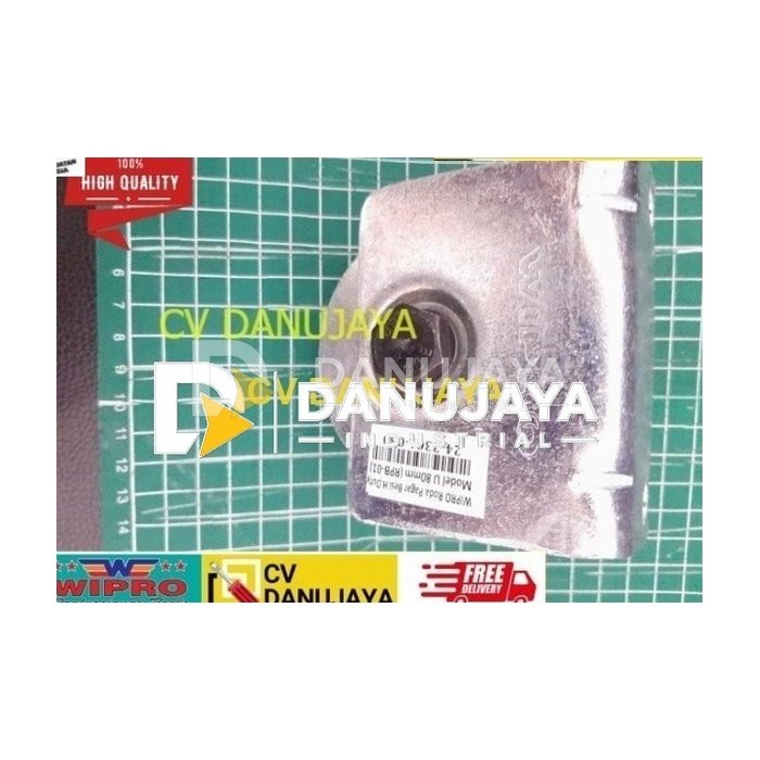 Roda Pagar Besi Model U Size 80 mm - Wipro RPB-01