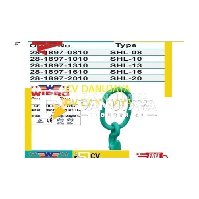 single hook lifting link SHL 16 Wipro