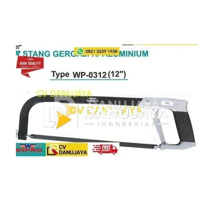 Stang Gagang Gergaji Handle Aluminium Size 12 Inch Wipro WP-0312