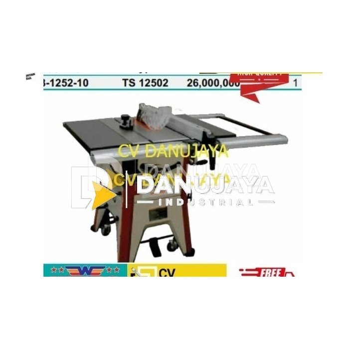 Table Saw Wipro TS 12502 Tablesaw 10 inch WIPRO TS12502
