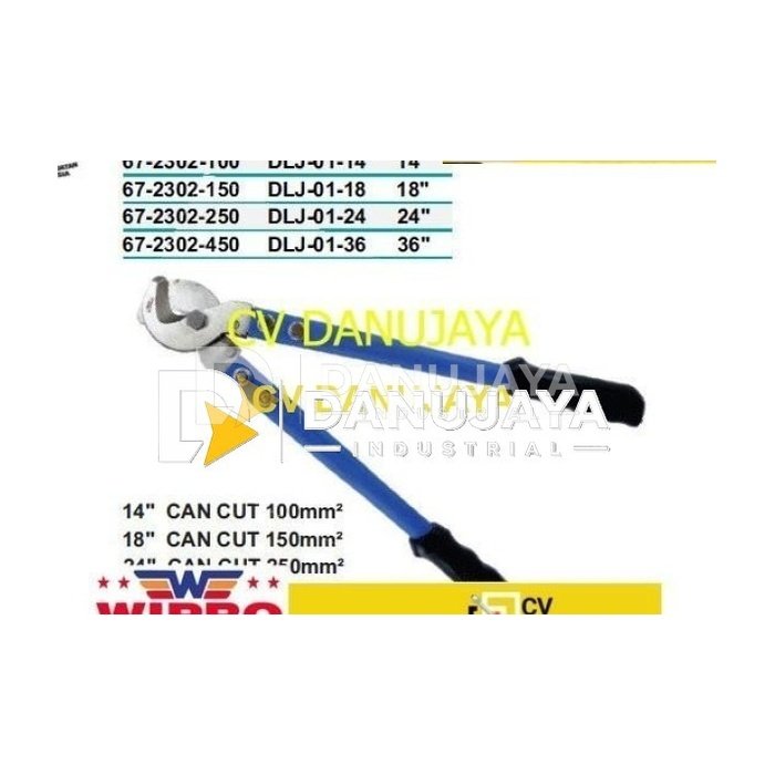 Tang Potong Kabel Gunting Pemotong Cable ukuran 14" 14 inch WIPRO
