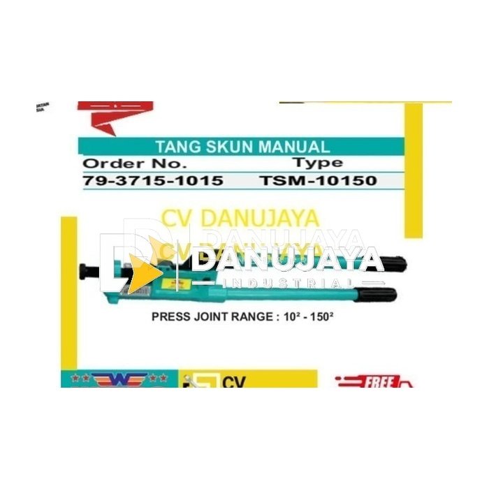Tang skun Scun Crimping manual TSM 10150 Wipro