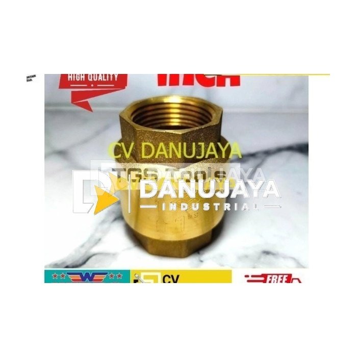 Tusen klep 1" Kuningan Spring Lift Check Valve 1 inch ONDA-SAILING