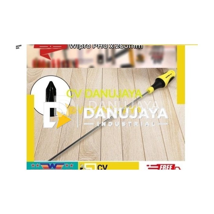 WIPRO 010 Obeng Soft Handle Plus 3mm x 200
