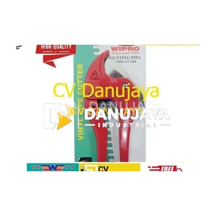 WIPRO CT-1060 Tang Potong Pipa/PVC Pipe Cutter Gunting Pipa