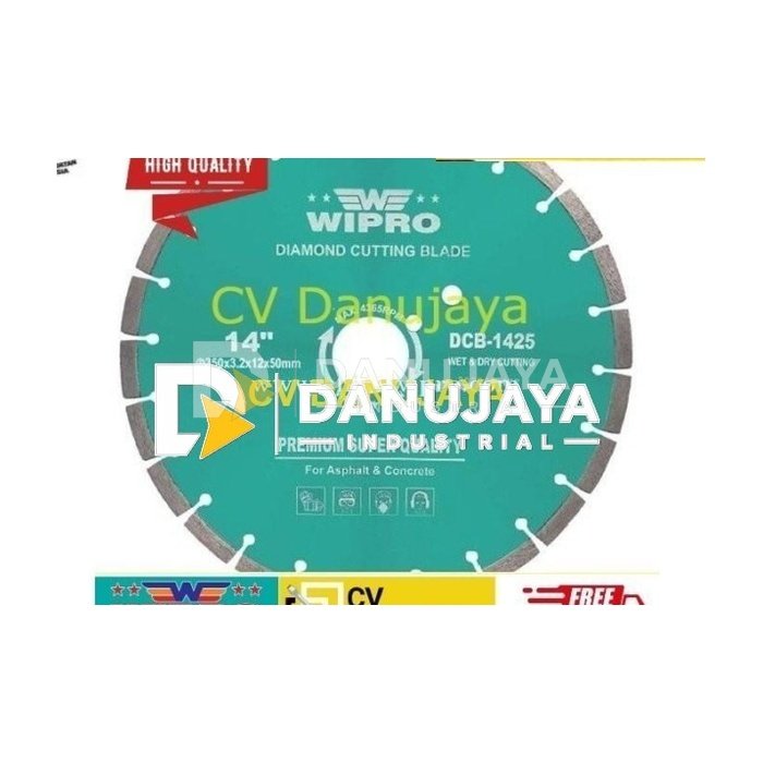 Wipro Diamond Cutting Blade Pisau Potong Aspal DCB-1825 18" Inch