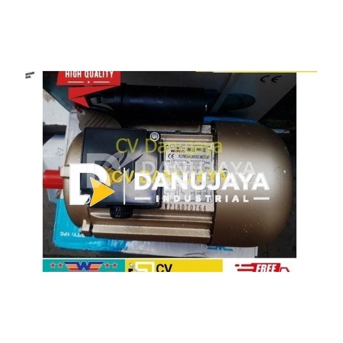 Wipro Dinamo 1Phase 1/2HP 4P Electromotor elektromotor WIPRO / Penggerak 4Pole