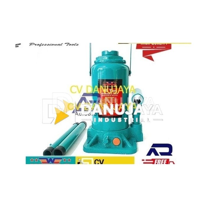 WIPRO Dongkrak Botol 15 Ton Hydraulic Hidrolis Bottle Jack 15 Ton
