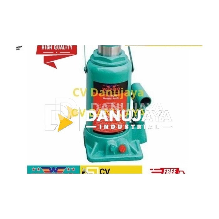 WIPRO Dongkrak Botol Tabung 10 Ton Hydraulic Bottle Jack 10Ton