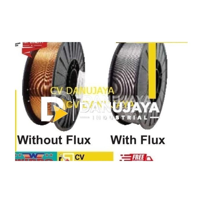 WIPRO E71T-GS Kawat Las MIG CO2 With Flux 1mm 1 mm 1KG