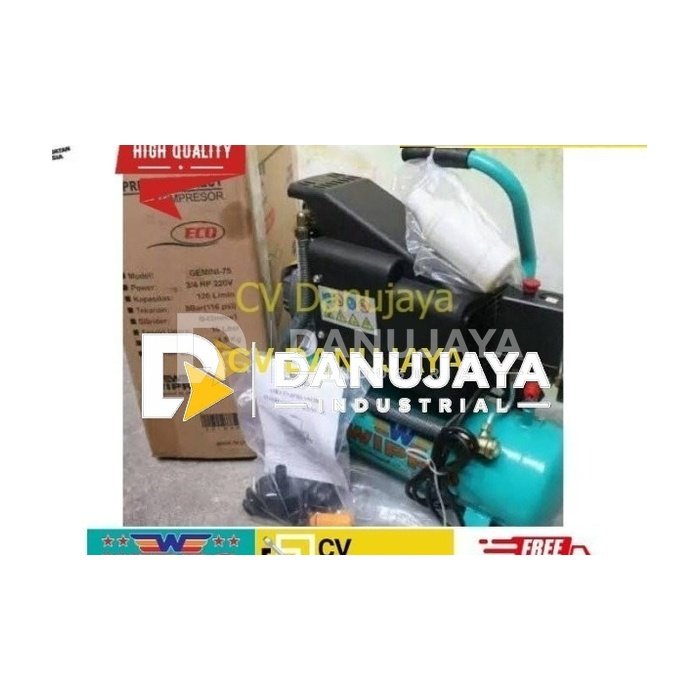 WIPRO GEMINI 75 - KOMPRESOR 3/4HP 10 LITER - COMPRESSOR DIRECT OIL OLI