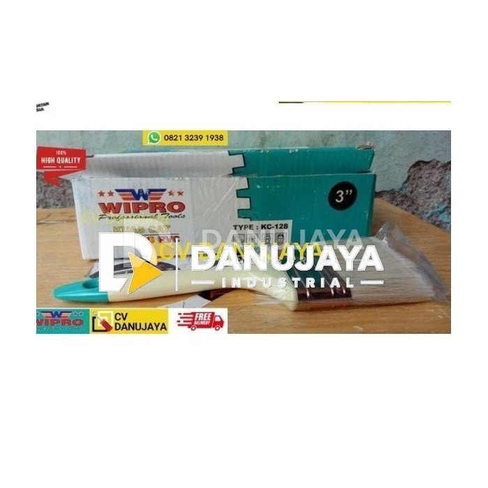 Wipro kuas cat gagang pvc ukuran 3 inch