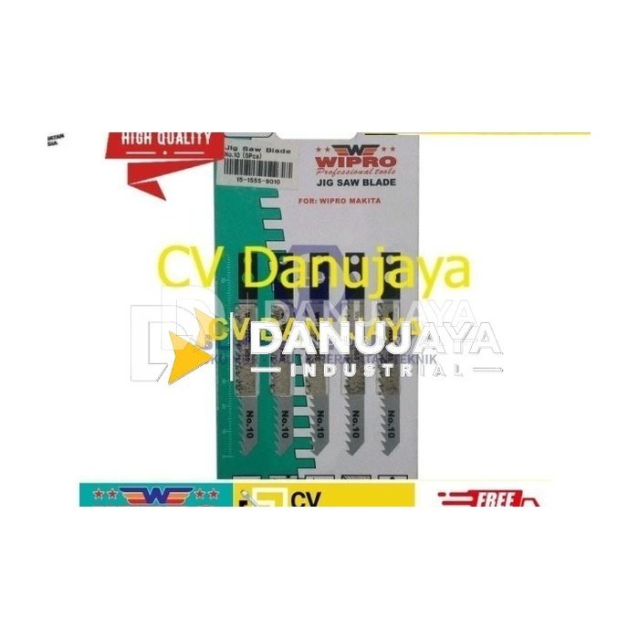 WIPRO Mata Jigsaw Blade Wipro No. 10 / Mata Gergaji Kayu HSS