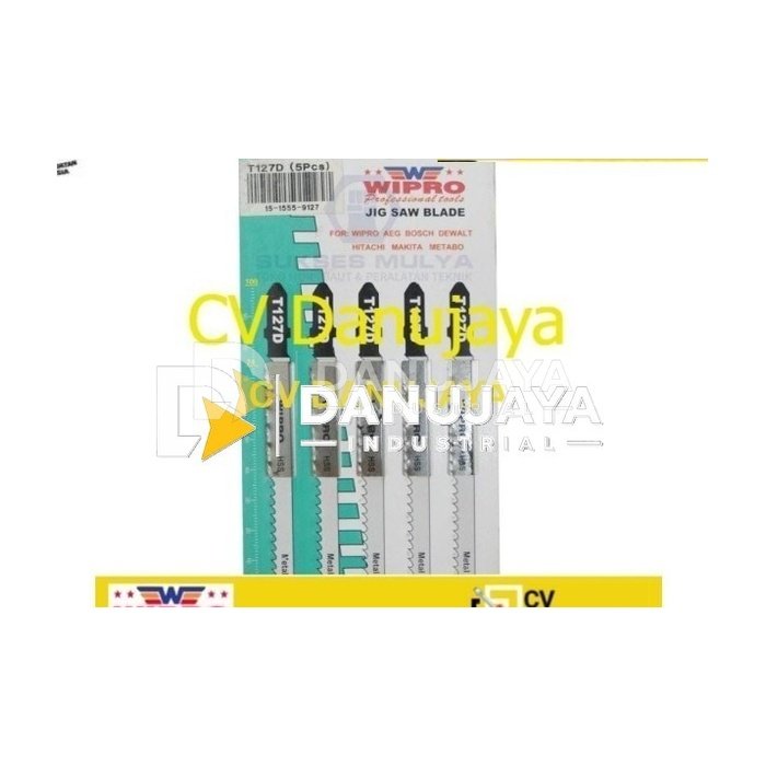 WIPRO Mata Jigsaw Blade Wipro T127D / Mata Gergaji Kayu HSS