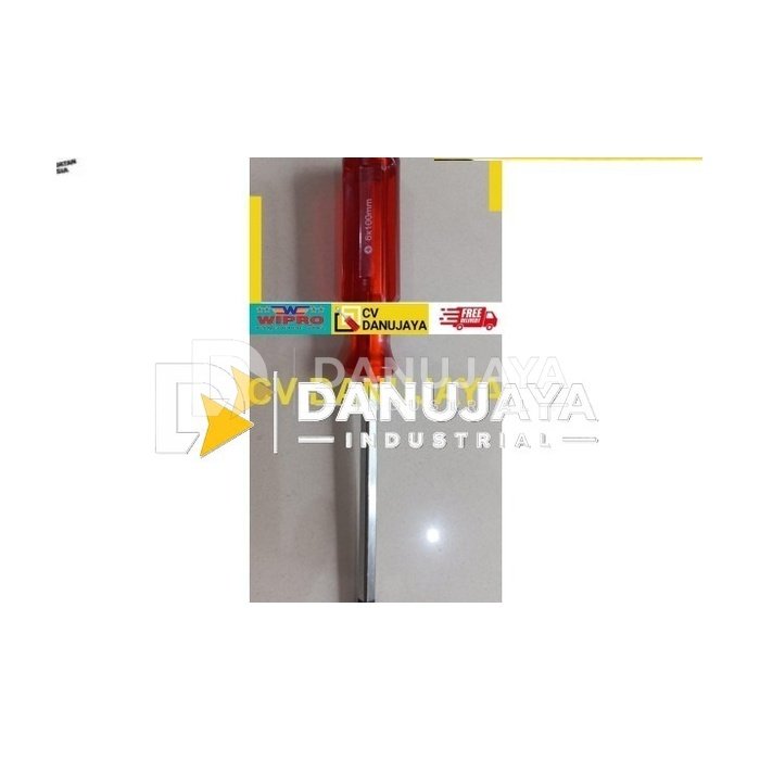 WIPRO OBENG TEMBUS WPS161 6X100/4"X6MM (PH2X100MM) (+) PLUS 0406P