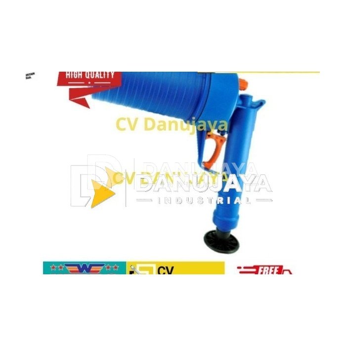 Wipro Pembersih Pipa Toilet Tembak Tekanan Angin High Pressure PCM1000