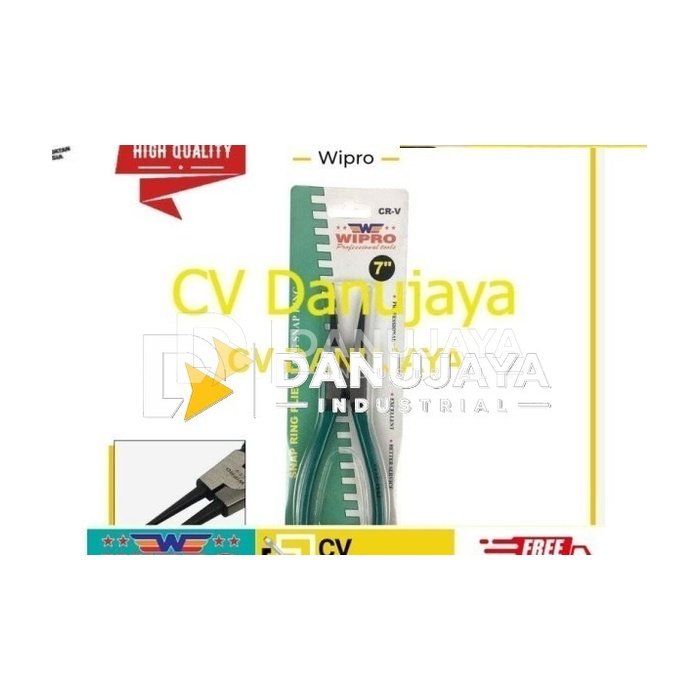 WIPRO Tang Snap Ring Lurus Tutup 7" Tang Snapring Lurus Buka