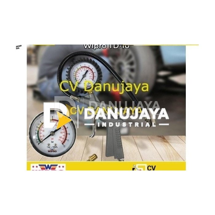 WIPRO TD-10 Inflator 3in1 170 Psi Alat Isi Angin Ukura Tekanan