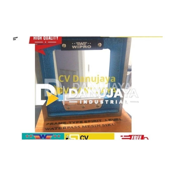 Wipro Waterpass Mesin Siku 6" 8" 10" 12" inci Waterpas Water Pass Pas
